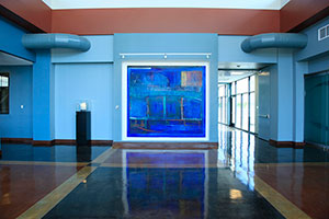 Reception area for Westside Water Treatment Plant